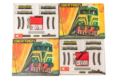 Lot 146 - A PAIR OF IBERTREN N GAUGE SPANISH OUTLINE No 112 TRAIN SETS