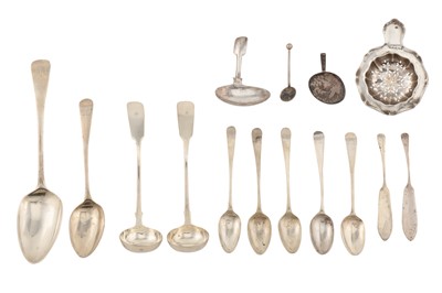 Lot 150 - A pair of Victorian Scottish sterling silver toddy ladles, Glasgow 1858 by PW