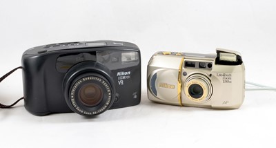 Lot 168 - Nikon Zoom 700 VR & Lite Touch Zoom 130ED Compact Film Cameras.
