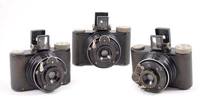 Lot 47 - Group of Three Nagel Ranca 127 Format Cameras.