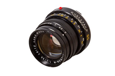 Lot 274 - A Leitz ELC 50mm f/2 Summicron Lens
