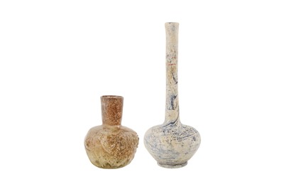 Lot 27 - TWO EARLY ISLAMIC GLASS VESSELS