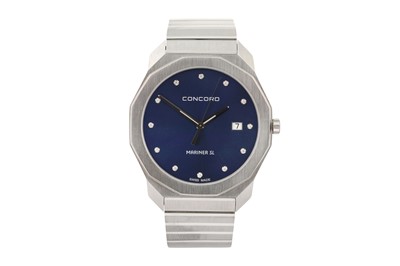 Lot 414 - CONCORD MARINER SL BRACELET WATCH