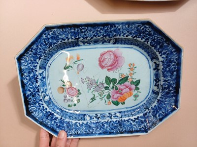 Lot 455 - A GROUP OF CHINESE EXPORT FAMILLE-ROSE WARES