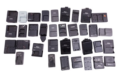 Lot 49 - A Box of Miscellaneous Digital Camera Battery Chargers