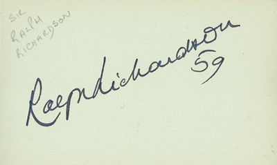 Lot 51 - Autograph Album.- Vintage Actors