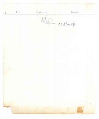 Lot 497 - Prince Philip, Duke of Edinburgh