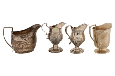 Lot 116 - A George III sterling silver cream jug, London 1773 by Robert Hennell