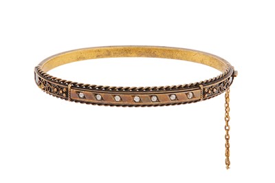 Lot 3 - A DIAMOND BANGLE