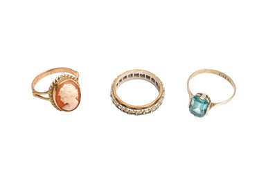 Lot 38 - A COLLECTION OF THREE RINGS