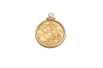 Lot 61 - A QUEEN VICTORIA SOVEREIGN PENDANT
