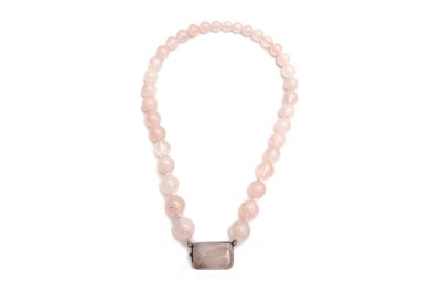 Lot 24 - THREE HARDSTONE NECKLACES