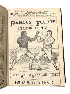 Lot 33 - Boxing. Famous Fights in the Prize Ring, a periodical 1883