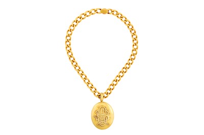 Lot 5 - A LOCKET PENDANT NECKLACE