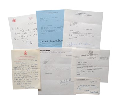 Lot 107 - Autograph Collection.- Composers