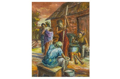 Lot 46 - ALBERT OSABU BARTIMEUS (GHANAIAN, 1927-1988)