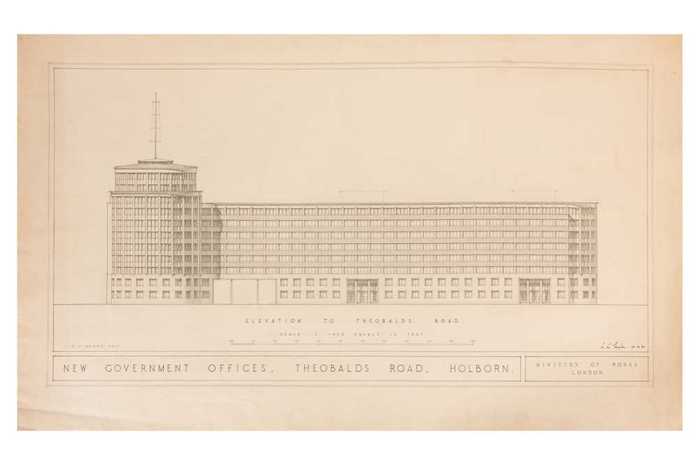 Lot 199 - Archive of architect Ivor Herne, works in