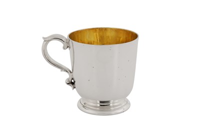 Lot 329 - A Victorian sterling silver christening mug, London 1857 by Robert Garrard II (reg. 16th April 1818)