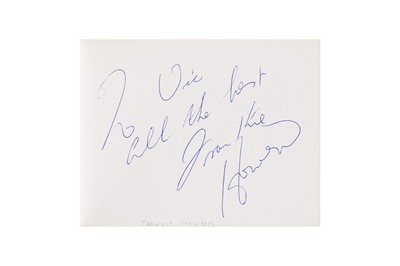 Lot 21 - From a Gentleman's Collection. Autograph Album Incl. Paul & Linda McCartney