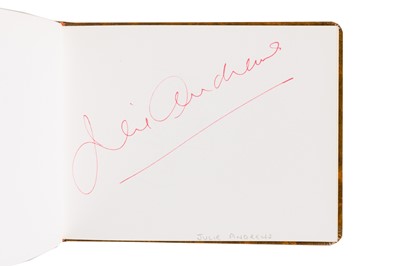 Lot 35 - From a Gentleman's Collection. Autograph Albums Incl. Julie Andrews