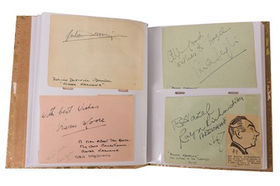 Lot 125 - Autograph Collection.- Vintage Movie Stars