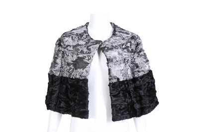 Lot 454 - Lilly e Violetta Grey Jackie Astrakhan Cape