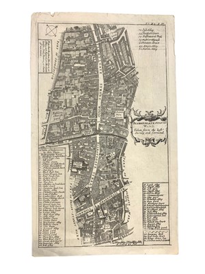 Lot 65 - Stow (John) A collection of 16 ward maps from ‘A Survey of the Cities of London and Westminster’