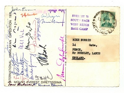 Lot 410 - 1971 International Everest Expedition