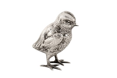 Lot 37 - A Victorian sterling silver novelty pepper pot, London 1882 by Jane Brownett