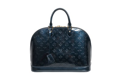 Lot 187 - Louis Vuitton Blue Nuit Monogram Vernis Alma GM