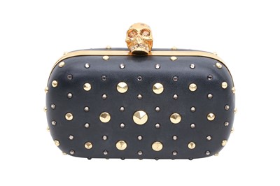 Lot 423 - Alexander McQueen Stud Embellished Skull Clutch