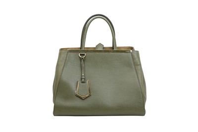 Lot 231 - Fendi Military Green Large 2Jours Tote
