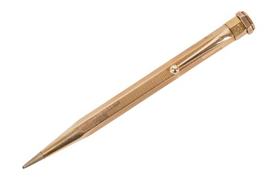 Lot 91 - A 'YARD-O-LED' GOLD PROPELLING PENCIL