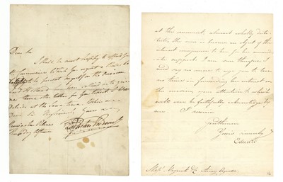 Lot 462 - Edward, Duke of Kent & Augustus Frederick, Duke of Sussex