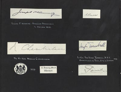 Lot 86 - Autograph Album.- Royalty & Politics