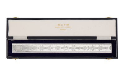 Lot 74 - A cased Elizabeth II sterling silver commemorative ruler, London 2003 by Richard Jarvis