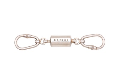 Lot 479 - Gucci Logo Locking Carbine Keychain