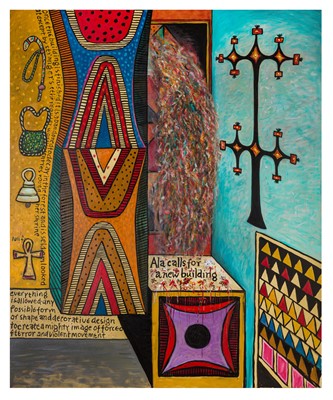 Lot 115 - ALAN DAVIE, C.B.E., H.R.S.W., R.A. (BRITISH, 1920-2014)