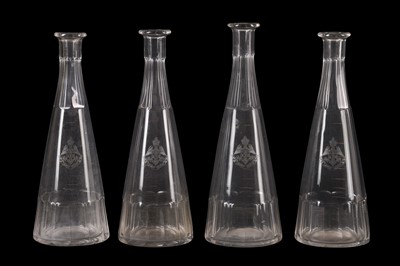 Lot 274 - A SET OF SAVOY HOTEL SPIRIT DECANTERS