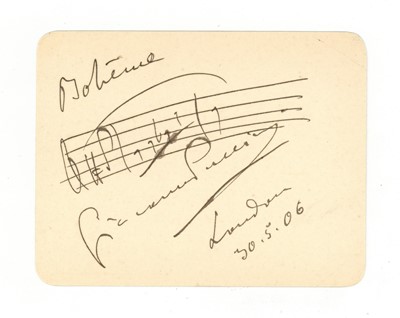 Lot 348 - Puccini (Giacomo)
