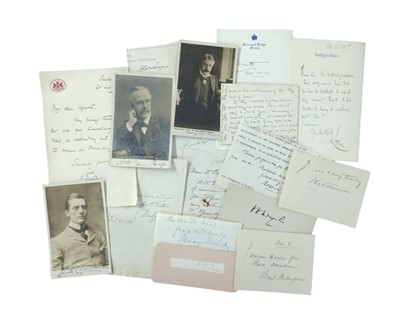 Lot 105 - Autograph Collection.- British Peers & Politicians