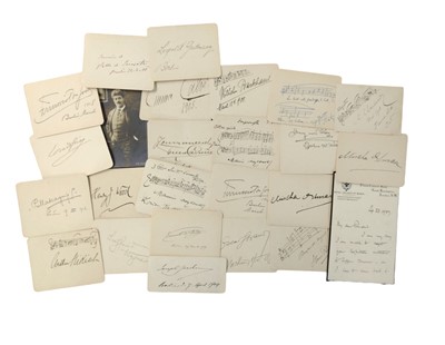 Lot 115 - Autograph Collection.- Music Interest
