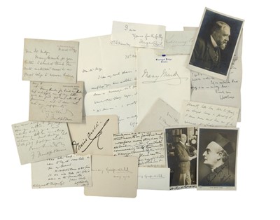 Lot 102 - Autograph Collection.- Artists & Authors