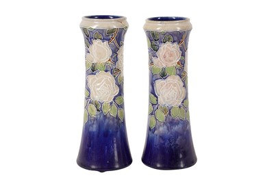 Lot 207 - A PAIR OF ROYAL DOULTON VASES