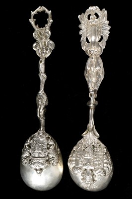 Lot 248 - A pair of antique late 19th Century Silver...