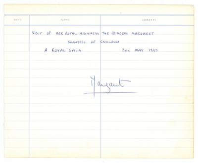 Lot 504 - Princess Margaret, Countess of Snowdon