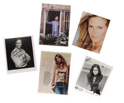 Lot 138 - Photograph Collection.- Actresses, Top Models & Tv Presenters