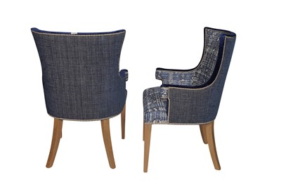 Lot 327 - WILLIAM YEOWARD; A PAIR OF CONTEMPORARY ARMCHAIRS