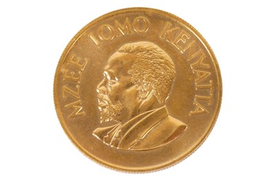 Lot 62 - KENYA, 1966 GOLD 500 SHILLINGS.