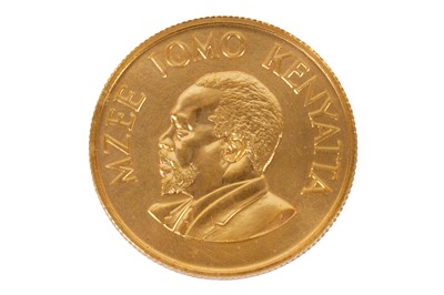 Lot 64 - KENYA, 1966 GOLD 250 SHILLINGS.